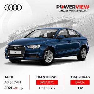 Palhetas A3 Sedan 2021 a 2026 Power View Original
