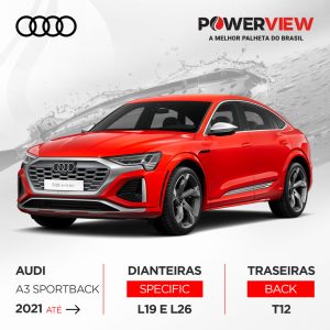 Palhetas A3 Sportback 2021 a 2026 Power View Original