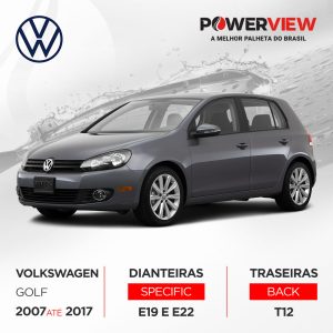 Palhetas Golf 2007 a 2014 Power View Original