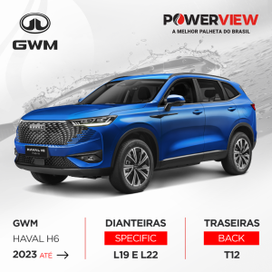Palhetas Haval H6 2023 a 2026 Power View Original