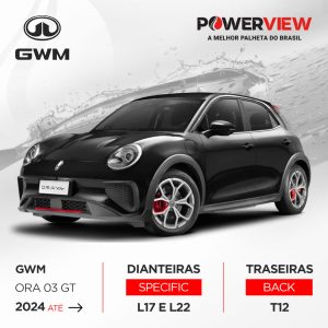 Palhetas Ora 03 GT 2024 a 2026 Power View Original