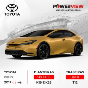 Palhetas Prius 2017 a 2026 Power View Original