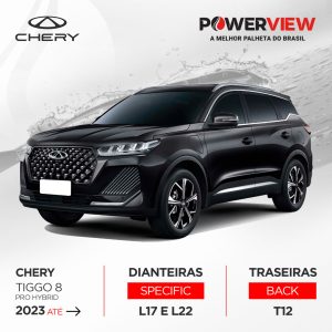 Palhetas Tiggo 8 Pro Hybrid 2023 a 2026 Power View Original