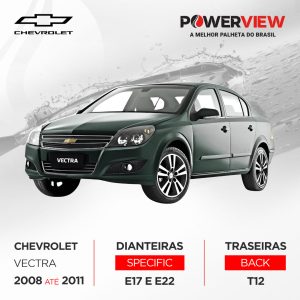 Palhetas Vectra 2008 a 2011 Power View Original