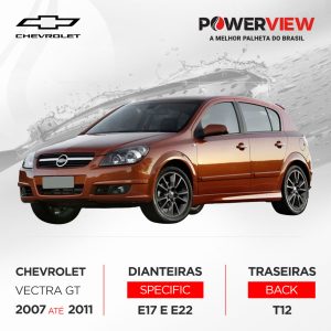 Palhetas Vectra GT 2007 a 2011 Power View Original