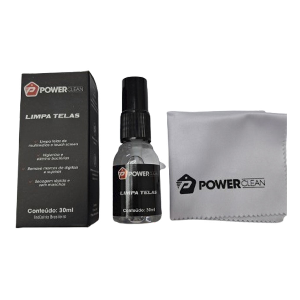 Limpa Telas – 50ml 1 produto limpa telas 3 Power Clean